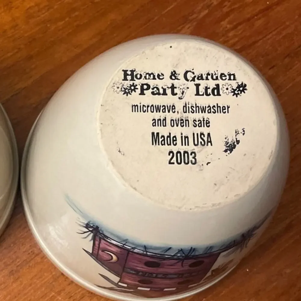 (2) Birdhouse Home and Garden Ltd. Baking Pots - Oven Microwave Dishwasher Safe